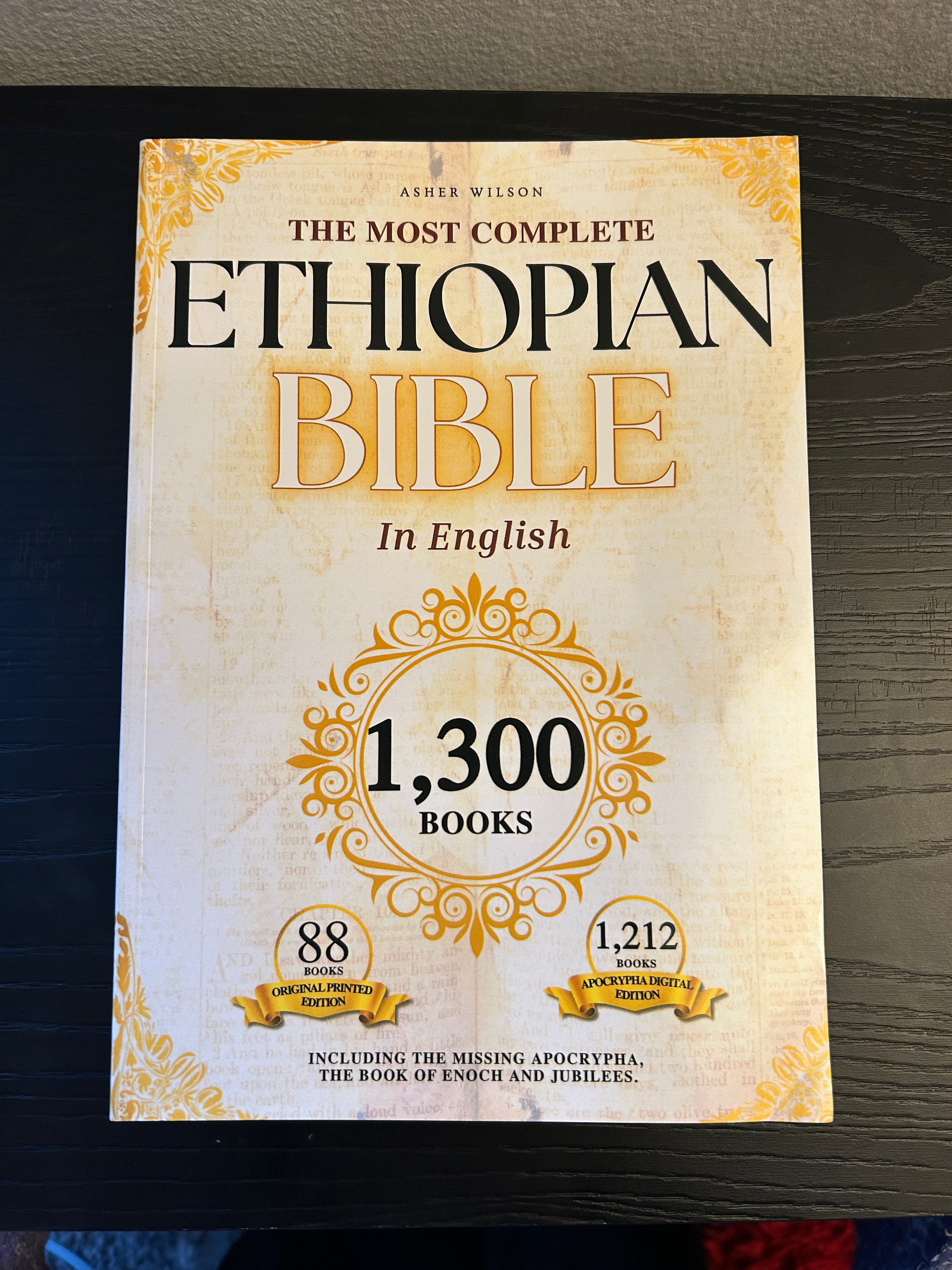 Ethiopian-Tradition Biblical Texts in English – Includes Book of Enoch & Jubilees