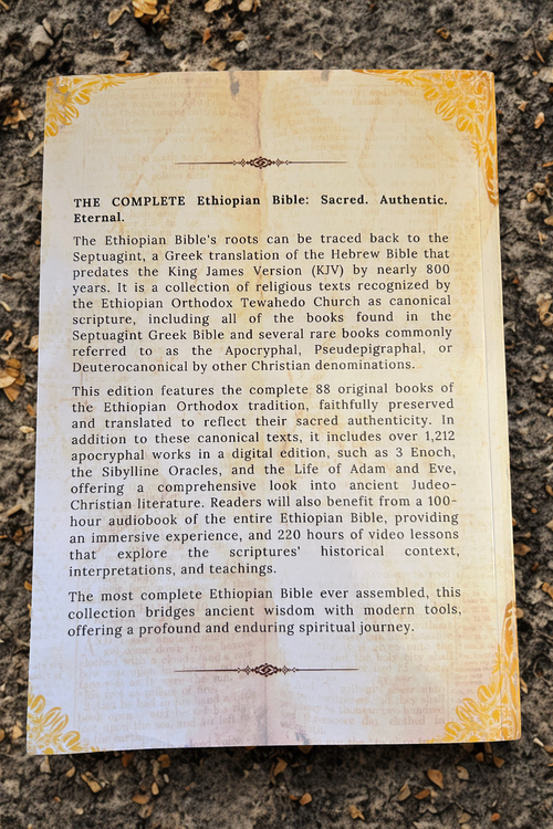 Ethiopian-Tradition Biblical Texts in English – Includes Book of Enoch & Jubilees